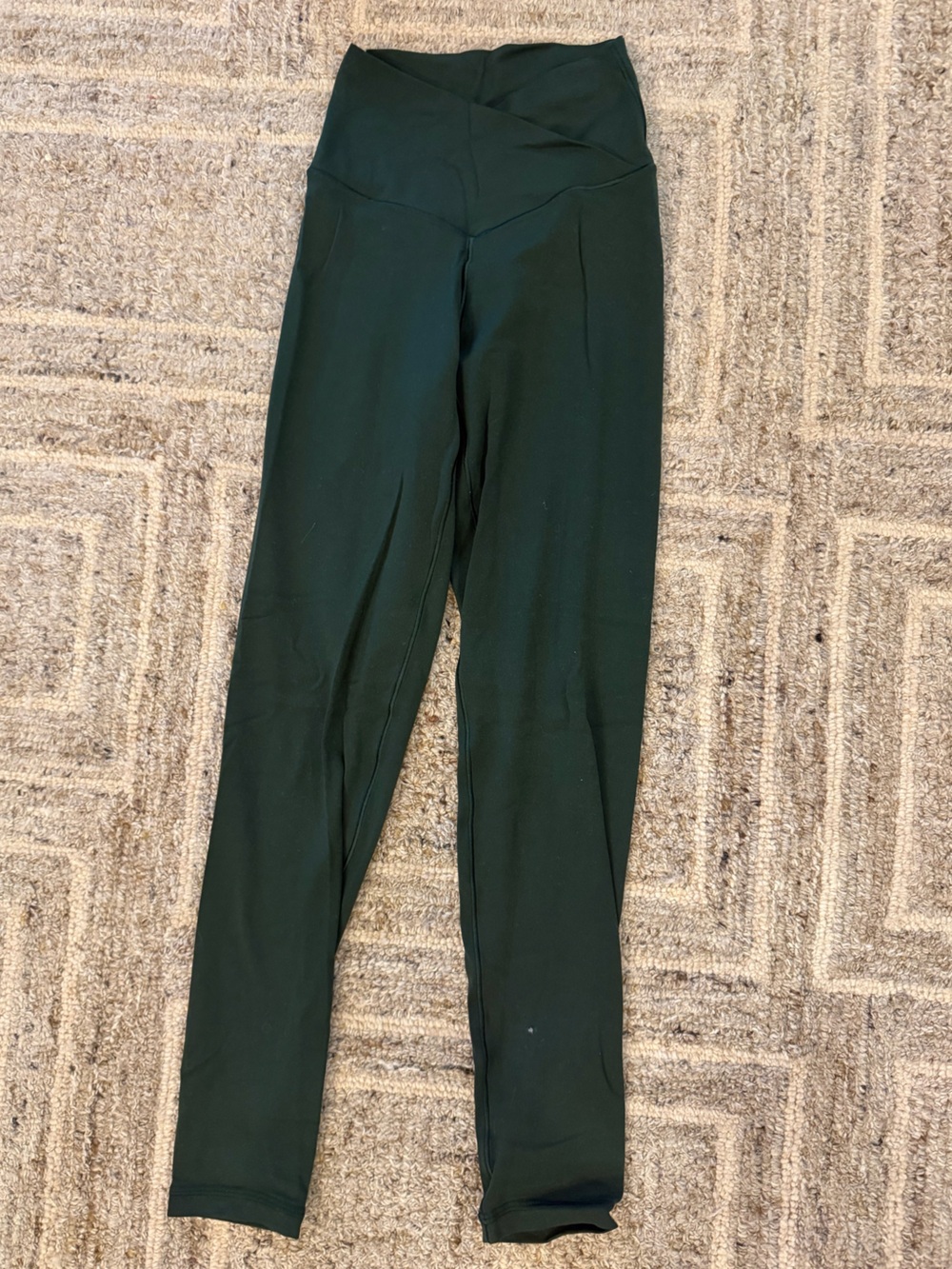 Offline Aerie Crossover Dark Green Leggings